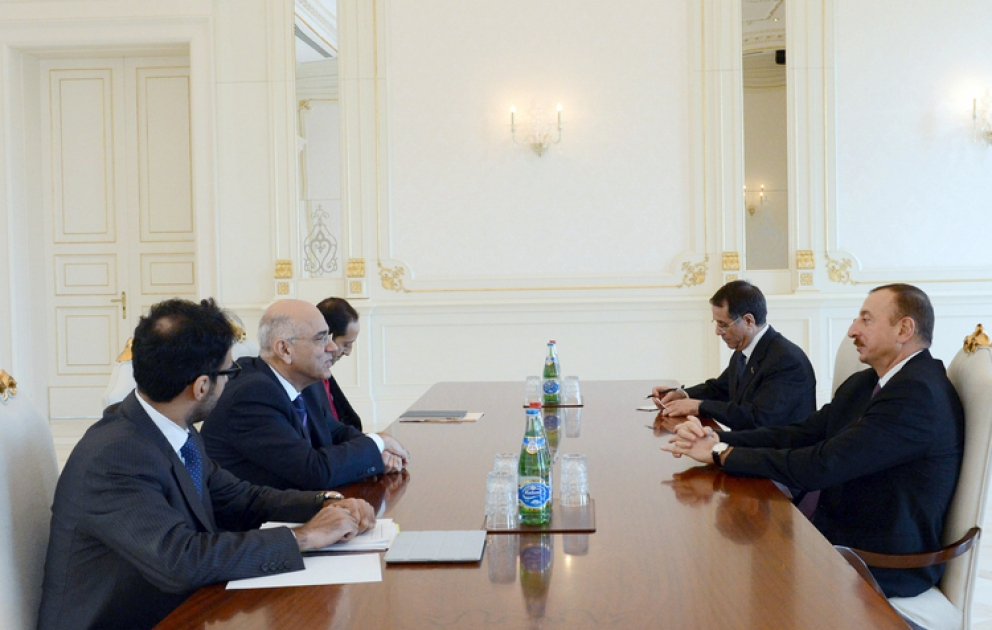Le président azerbaïdjanais M. ilham Aliyev a reçu la délégation dirigée par Masood Ahmed, directeur du département du Moyen Orient et de l’Asie Centrale du Fonds monétaire international