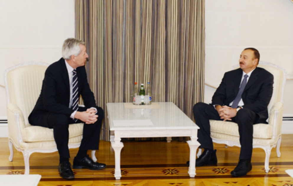 Le président azerbaïdjanais Ilham Aliyev a reçu Nick de Bois, membre du parlement britannique