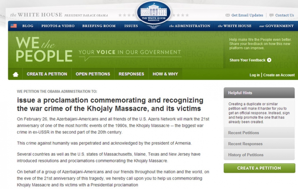 Khojaly resident`s silent appeal