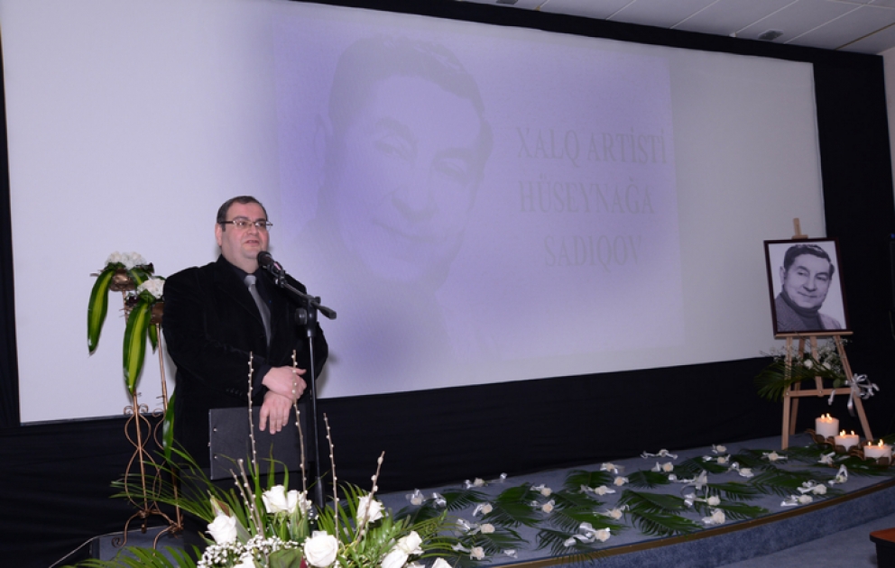 Xalq Artisti Hüseynağa Sadıqovun xatirəsi anılmışdır