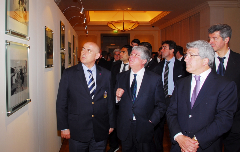 Atletico Madrid football players visit Heydar Aliyev Foundation