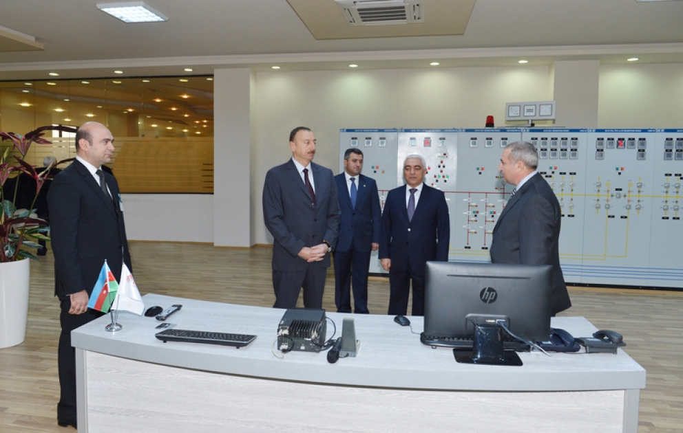 Les sous-stations et bâtiments administratifs nouvellement construits de la Société anonyme ouverte “Bakıelektrikşəbəkə” ont été mis en service