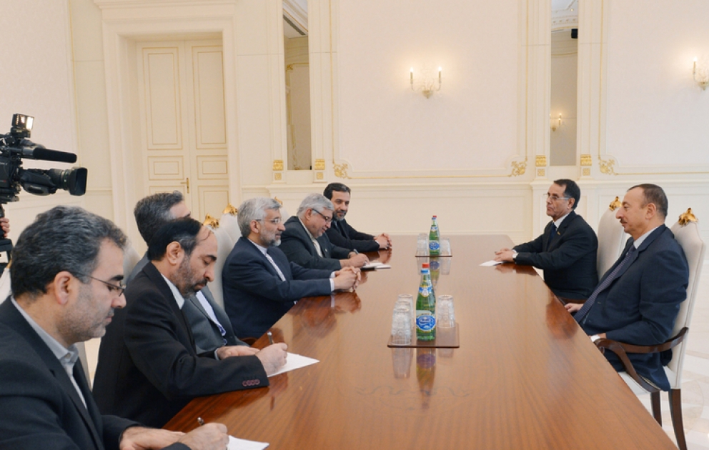 Le président azerbaïdjanais Ilham Aliyev a reçu la délégation conduite par le secrétaire du Conseil suprême de la sécurité nationale de l’Iran