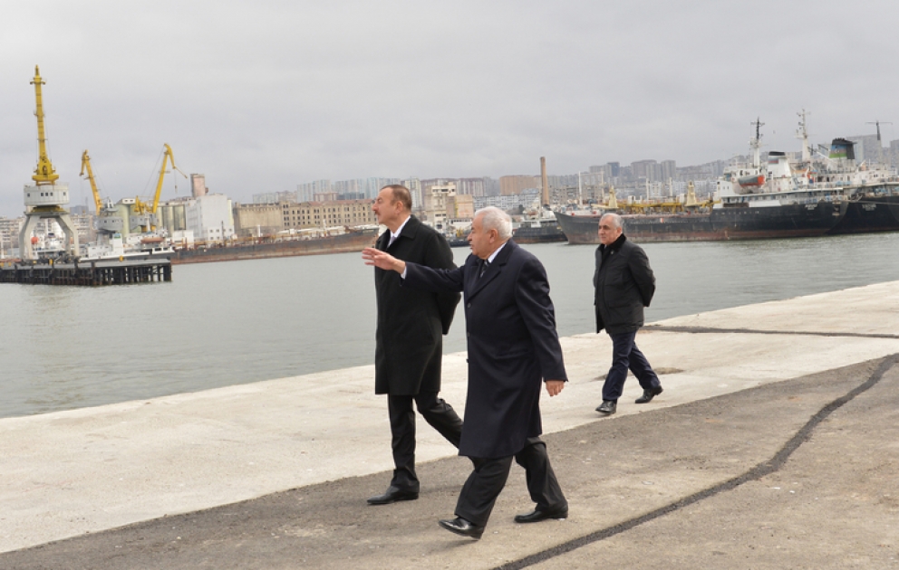 Le président Ilham Aliyev a participé à l’ouverture de l’Unité de production de réparation et de construction navale de la navigation maritime Caspienne d’Etat d’Azerbaïdjan