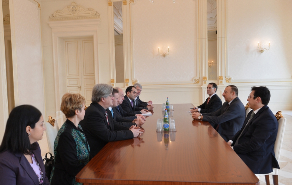 Le président azerbaïdjanais Ilham Aliyev a reçu la délégation dirigée par le second président du parlement autrichien