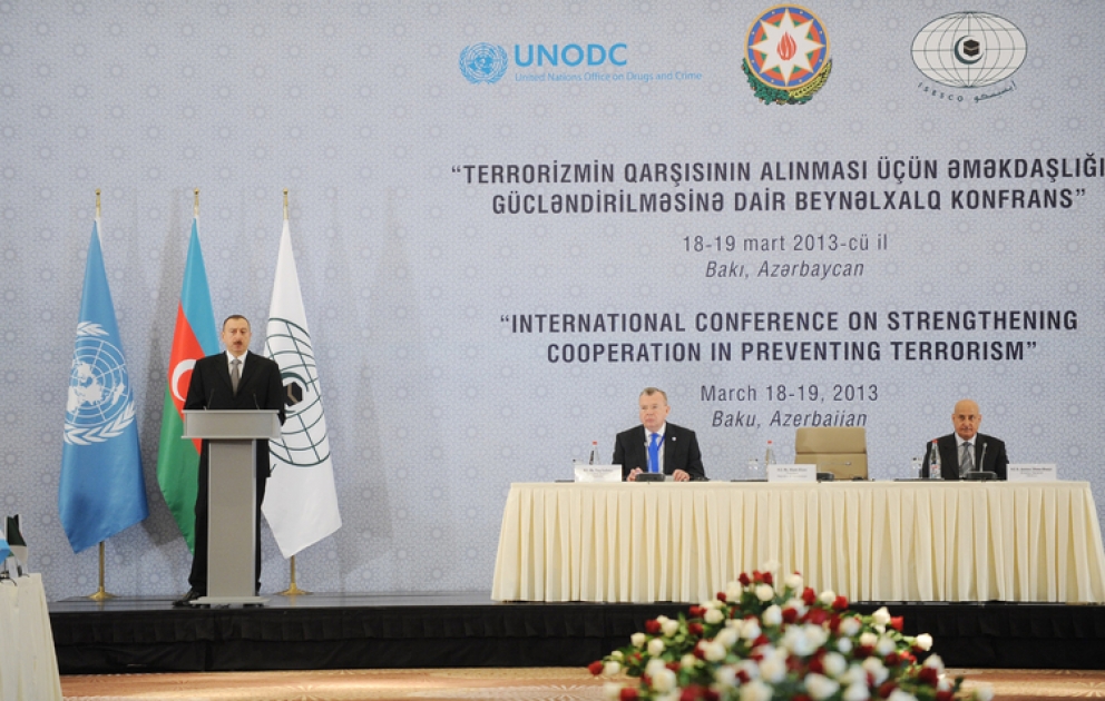 La Conférence internationale intitulée «Le renforcement de la coopération dans la prévention du terrorisme» a entamé son travail à Bakou L’ouverture de la conférence a été marquée par la présence du président azerbaïdjanais Ilham Aliyev
