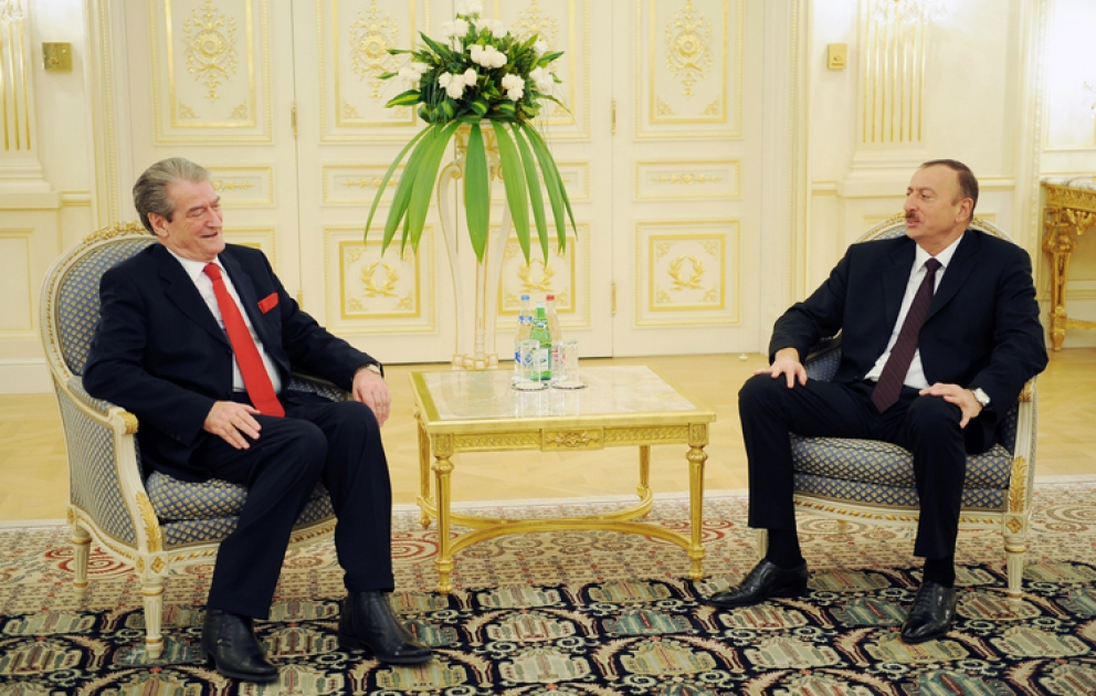 Le président azerbaïdjanais, M. Ilham Aliyev, a reçu la délégation dirigée par le premier ministre albanais