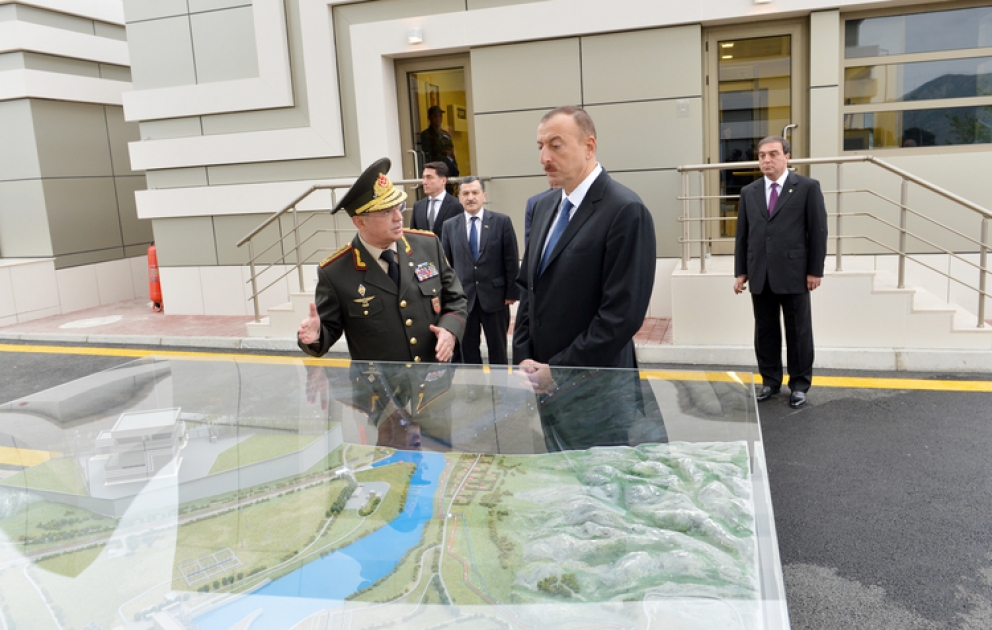 La visite du président azerbaïdjanais M. Ilham Aliyev à Mingatchevir