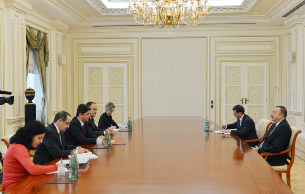 Le président azerbaïdjanais Ilham Aliyev a reçu la délégation conduite par le ministre roumain des affaires étrangères
