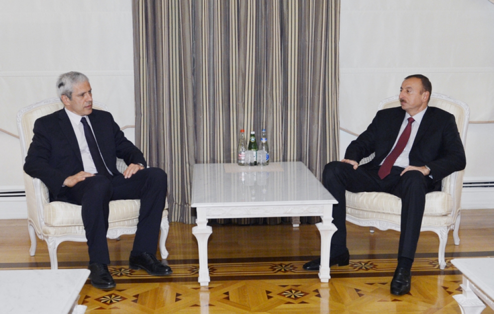 Le président azerbaïdjanais Ilham Aliyev a reçu l’ancien président serbe Boris Tadic