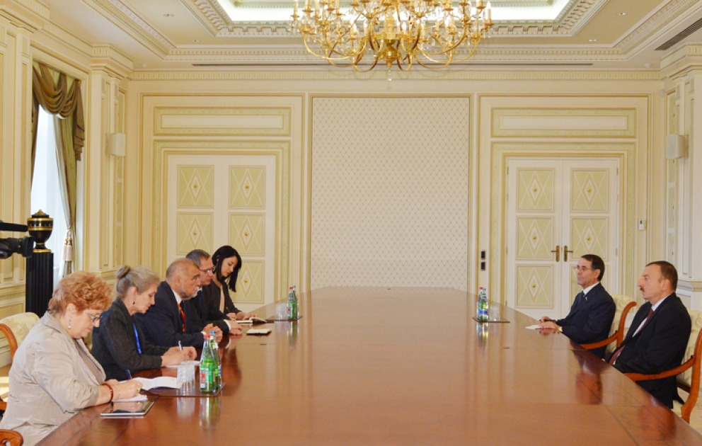 Le président azerbaïdjanais Ilham Aliyev a reçu l’ancien président croate