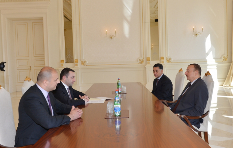 Le président azerbaïdjanais Ilham Aliyev a reçu le ministre géorgien des affaires intérieures
