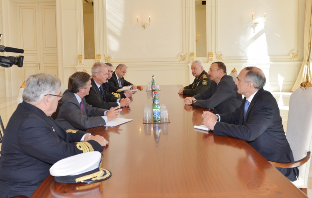Le président azerbaïdjanais Ilham Aliyev a reçu la délégation conduite par le ministre espagnol de la Défense