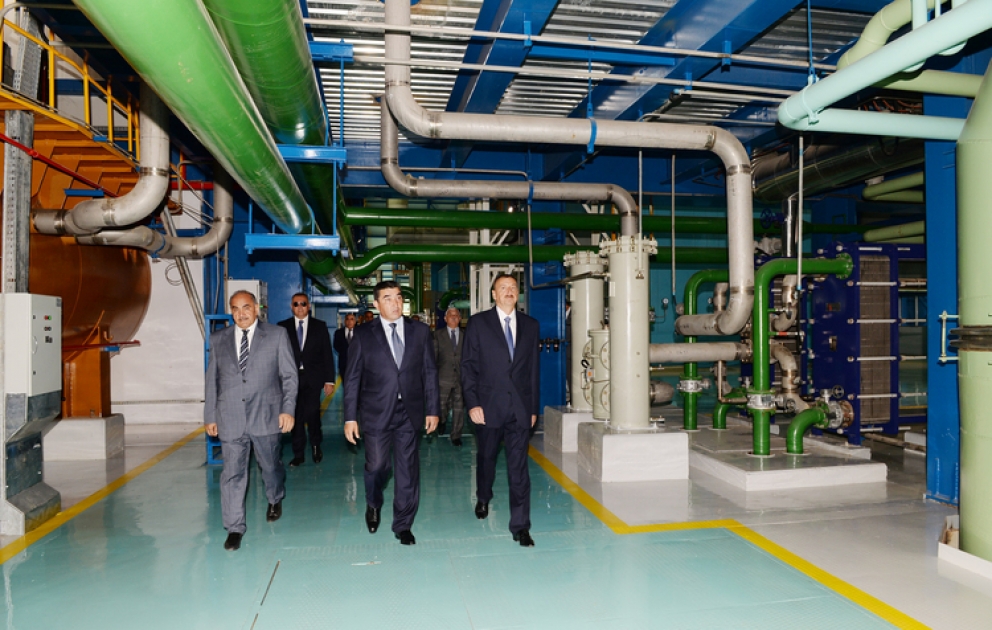 La Centrale électrique «Djanoub» mise en service Le président Ilham Aliyev a participé à la cérémonie inaugurale