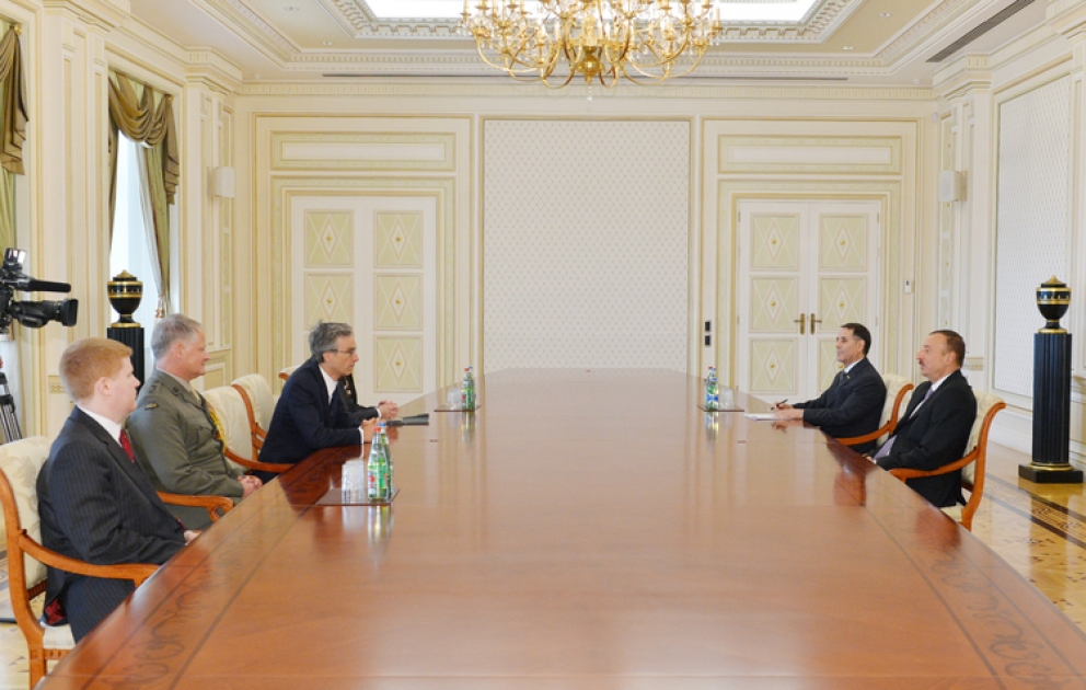 Le président azerbaïdjanais Ilham Aliyev a reçu le ministre britannique des stratégies de sécurité internationale