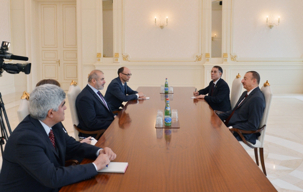 Le président azerbaïdjanais Ilham Aliyev a reçu le représentant spécial de l’UE
