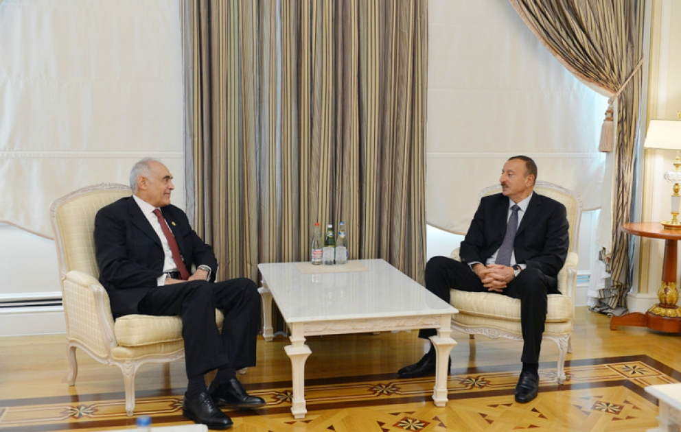 Le président azerbaïdjanais Ilham Aliyev a reçu le ministre égyptien des affaires étrangères