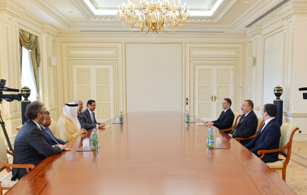 Le président azerbaïdjanais Ilham Aliyev a reçu la délégation conduite par le Secrétaire général du Conseil de coopération du Golf