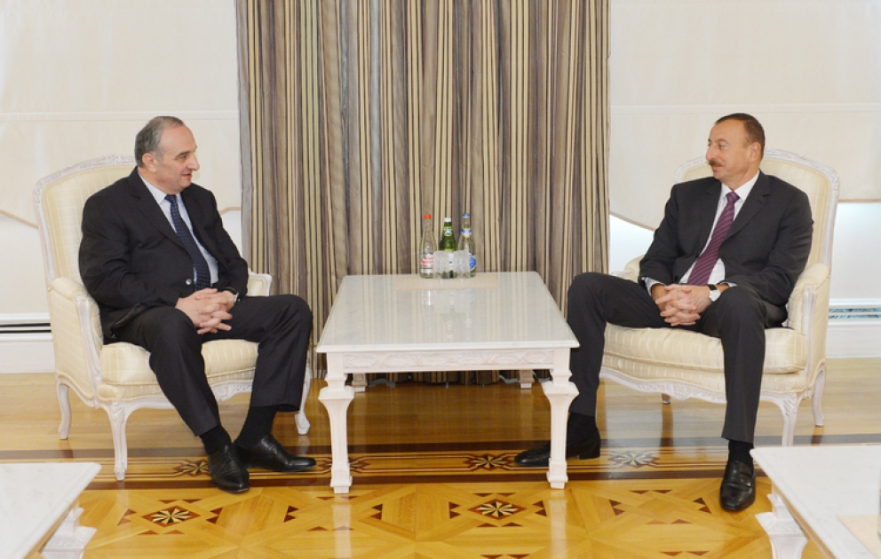 Le président azerbaïdjanais Ilham Aliyev a reçu la délégation conduite par le ministre géorgien des réfugiés