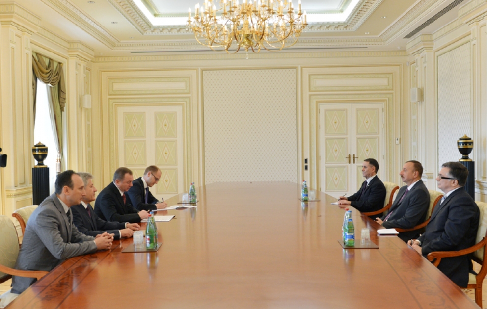 Le président azerbaïdjanais Ilham Aliyev a reçu Vladimir Makeï, ministre des Affaires étrangères de la République de Biélorussie