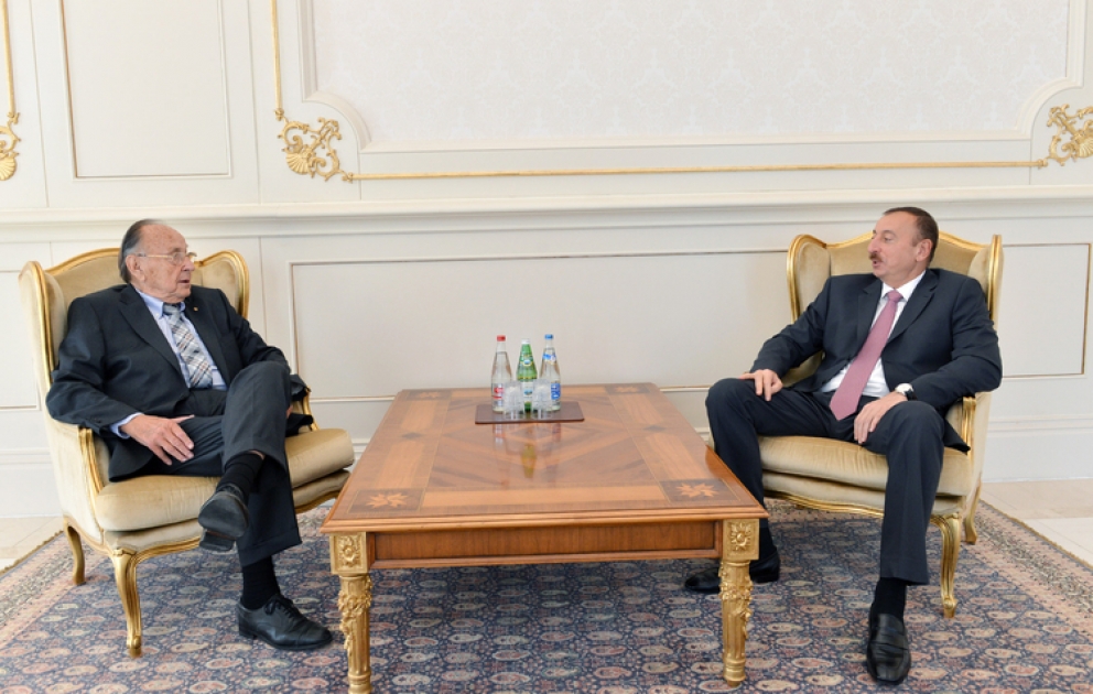 Le président azerbaïdjanais Ilham Aliyev a reçu l’ancien ministre allemand des affaires étrangères