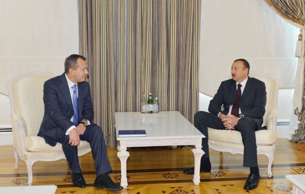 Le président azerbaïdjanais Ilham Aliyev a reçu le secrétaire ukrainien du Conseil national de sécurité et de défense