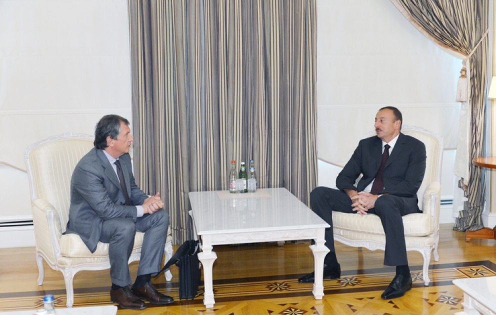 Le président azerbaïdjanais Ilham Aliyev a reçu le président de la société russe «Rosneft»