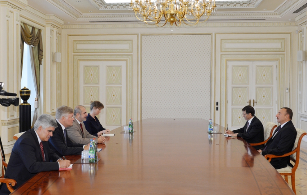 Le président azerbaïdjanais Ilham Aliyev a reçu la délégation dirigée par Philippe Lefort, représentant spécial de l’UE pour le Caucase du Sud