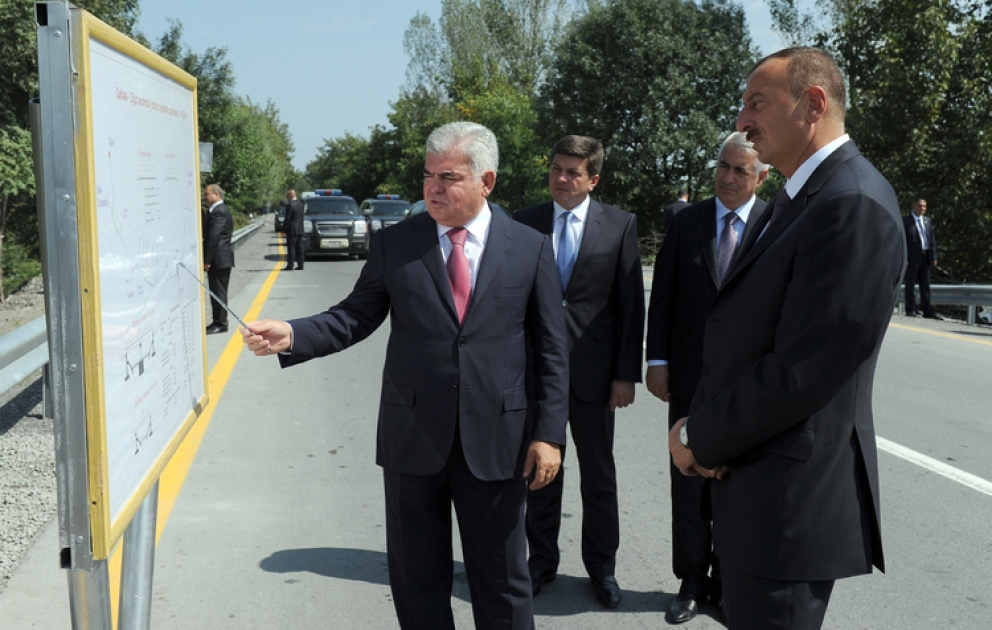 Ouverture de la partie Gabala-Oghouz de l’autoroute Garamaryam-Ismayilli-Cheki