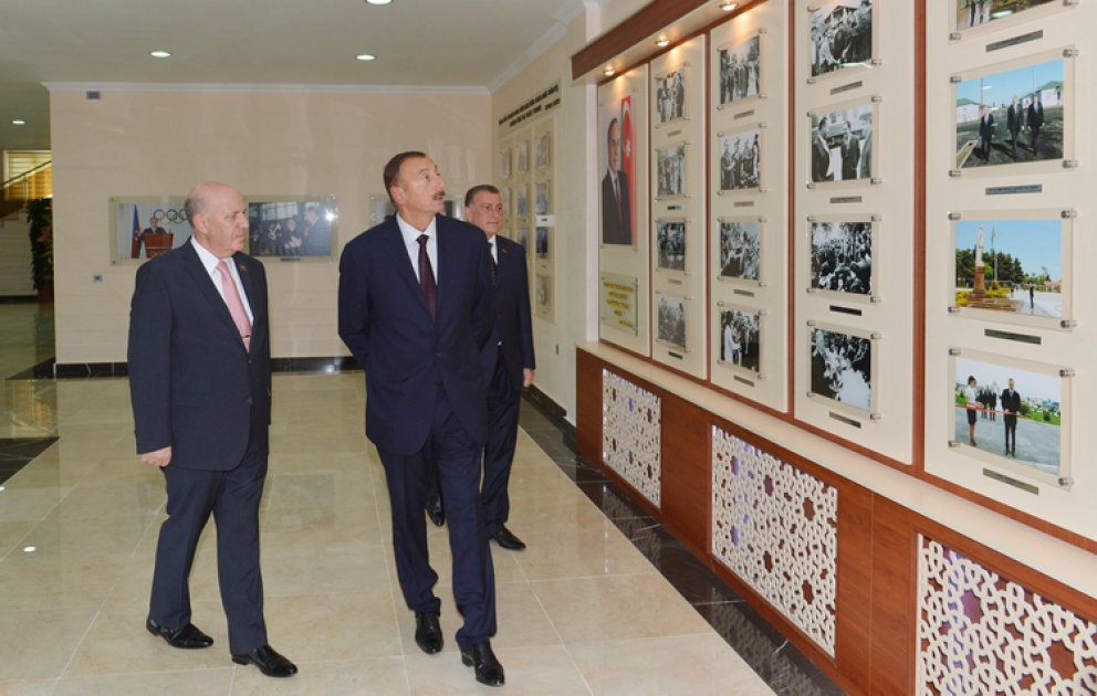 Le président Ilham Aliyev a participé à la cérémonie inaugurale du Complexe sportif olympique de Saatly