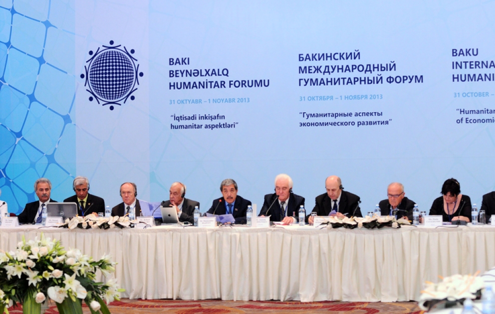 “Humanitarian aspect of economic progress” roundtable kicks off as part of the 3rd Baku International Humanitarian Forum