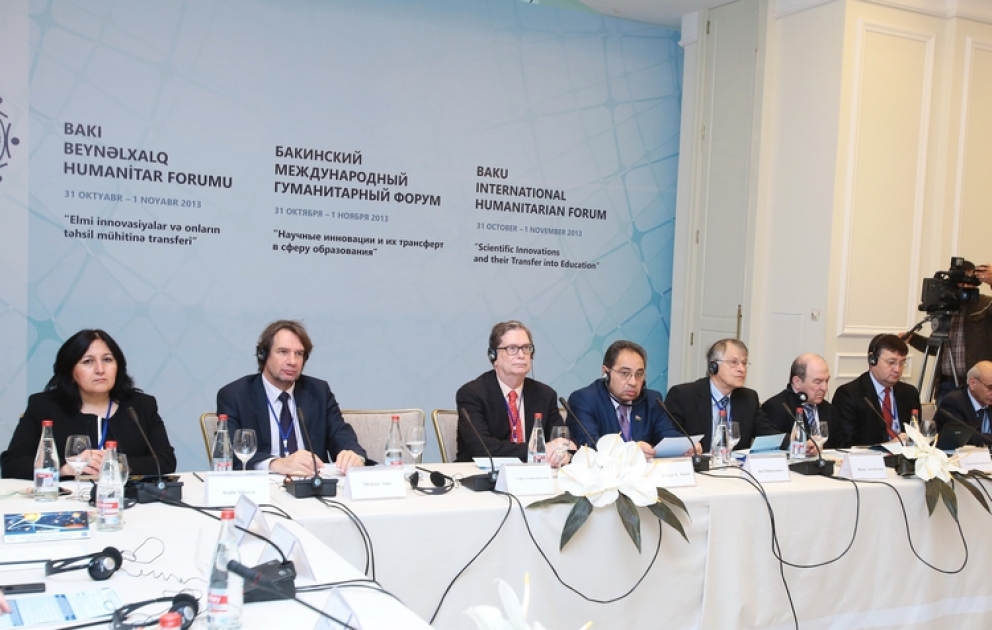 Round table on “Scientific Innovations and their Transfer into Education” kicks off as part of 3rd Baku International Forum