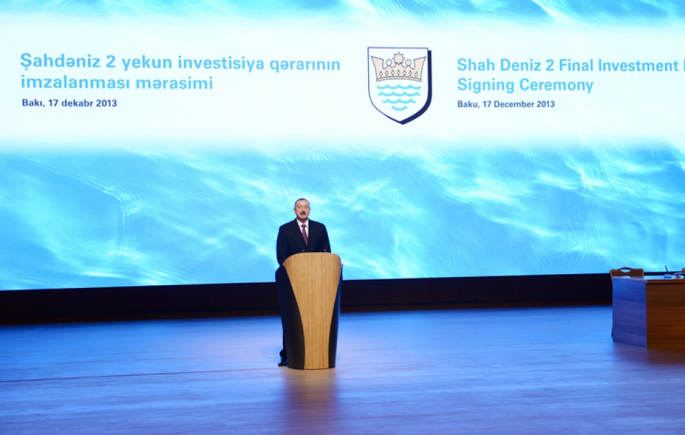Baku hosts Shah Deniz 2 Final Investment Decision Signing Ceremony