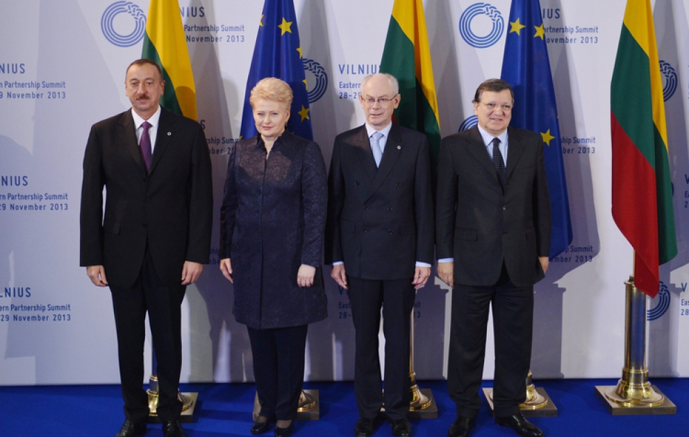 President Ilham Aliyev attends official opening of 3rd Eastern Partnership Summit in Vilnius