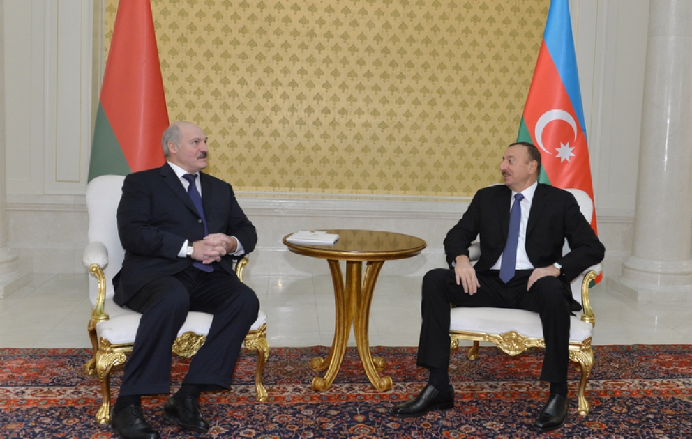 Presidents of Azerbaijan, Belarus meet one-on-one