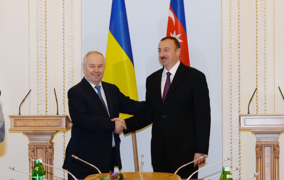 Azerbaijani President meets chairman of Ukraine`s Verkhovna Rada