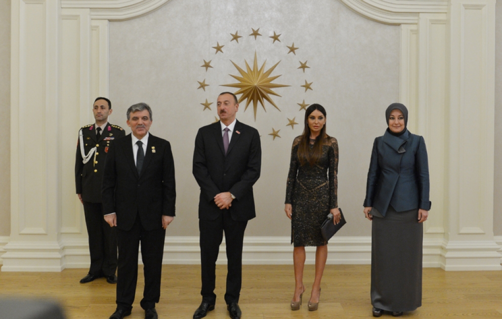 Turkish President hosts official dinner in honor of President Ilham Aliyev and his spouse Mehriban Aliyeva