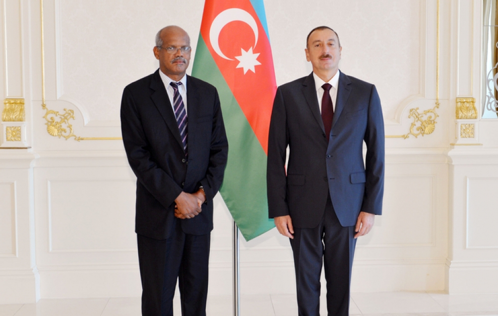 President Ilham Aliyev receives credentials of incoming Sudanese ambassador