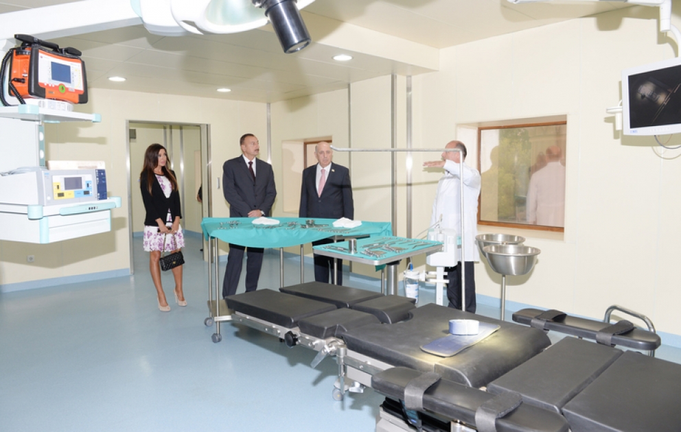 President Ilham Aliyev attends opening of Training and Surgical Clinic of Azerbaijan Medical University