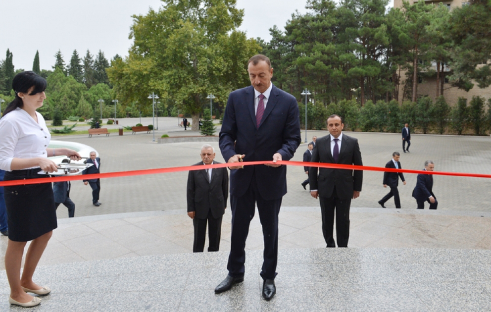 Le Centre Heydar Aliyev a été ouvert à Naftalan