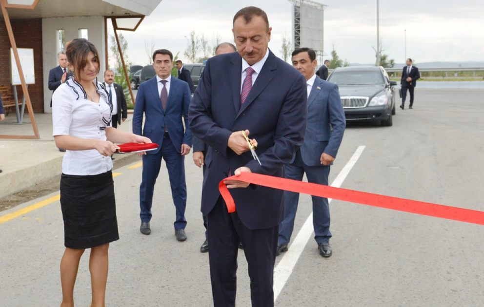 La route Samadabad-Garamammadli-Garamanli-Göyük a été mise en service
