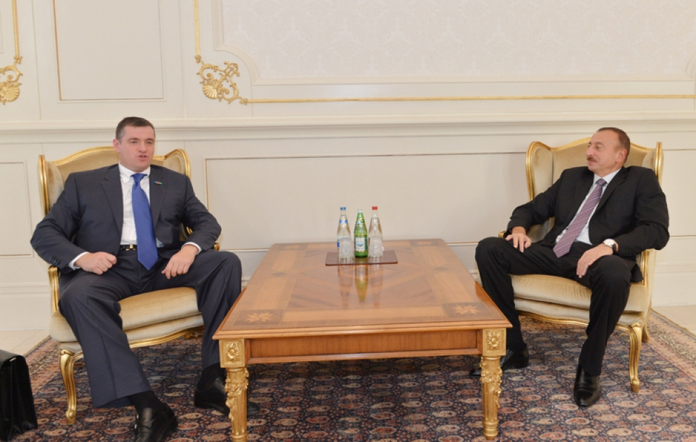 Le président de Ilham Aliyev a reçu le chef de la mission d’observation de la CEI pour les élections présidentielles en Azerbaïdjan Leonid Slutsky
