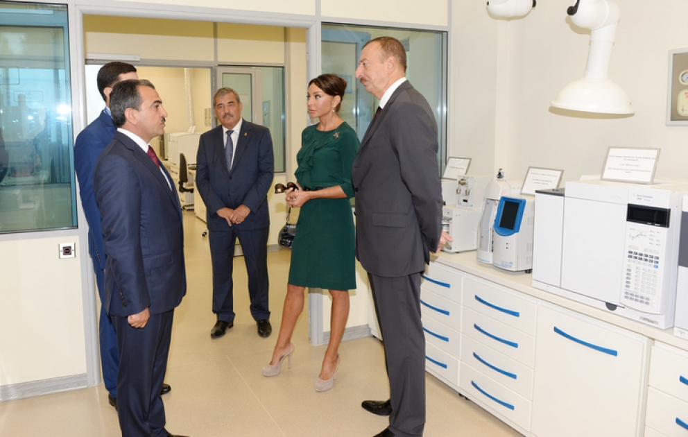 Le président azerbaïdjanais Ilham Aliyev a participé à l’ouverture du nouveau bâtiment administratif du laboratoire central de la Société anonyme ouverte «Azersu»