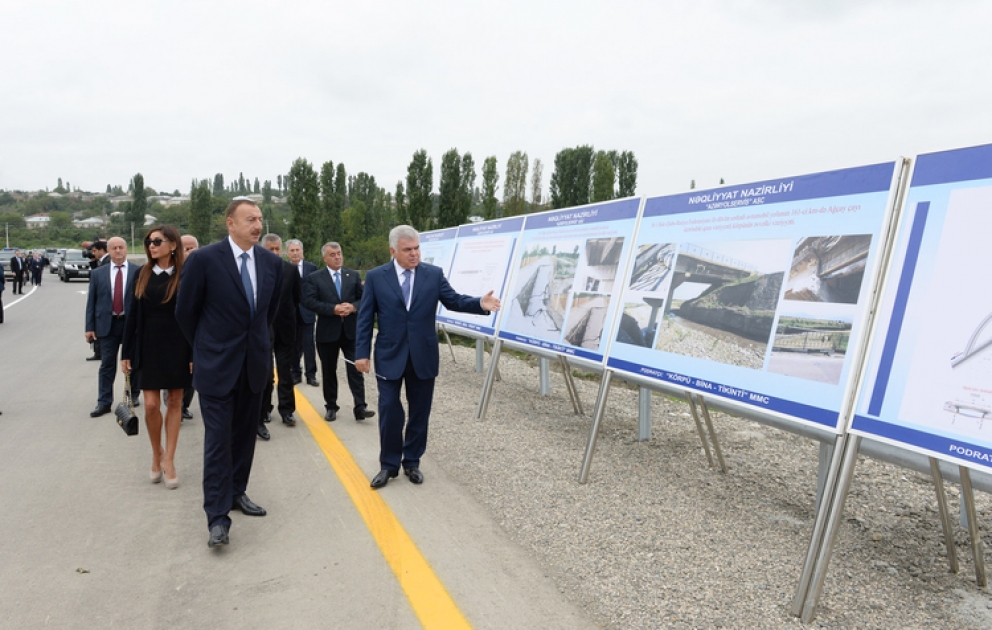 Le viaduc de cinq arches sur la rivière Goudyaltchay a été mis en service