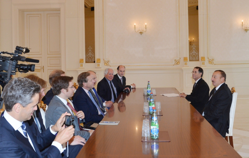 Le président azerbaïdjanais Ilham Aliyev a reçu la délégation conduite par l’envoyé du Premier Ministre Britannique pour le Partenariat Economique
