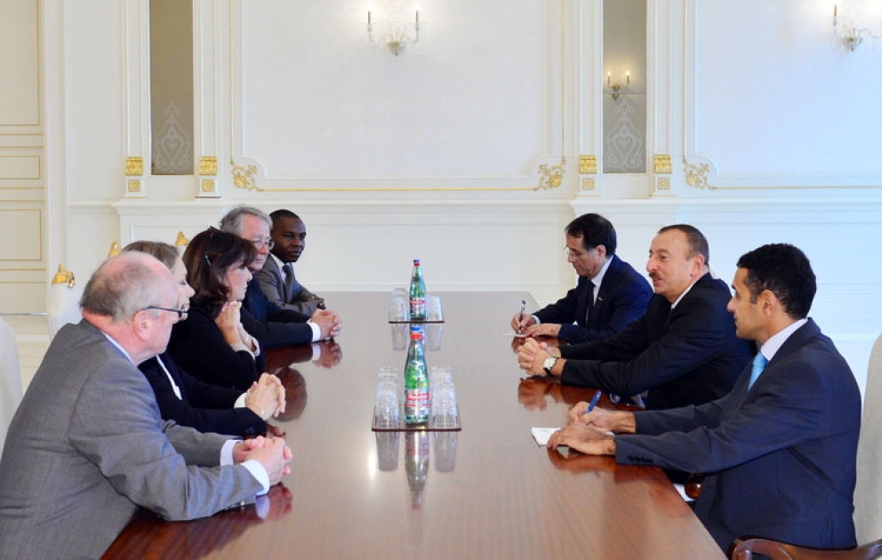 Le président azerbaïdjanais Ilham Aliyev a reçu la délégation dirigée par le membre du Sénat français