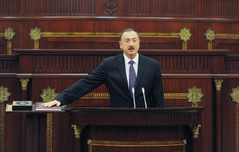 Cérémonie d’investiture d’Ilham Aliyev, élu président de la République d’Azerbaïdjan