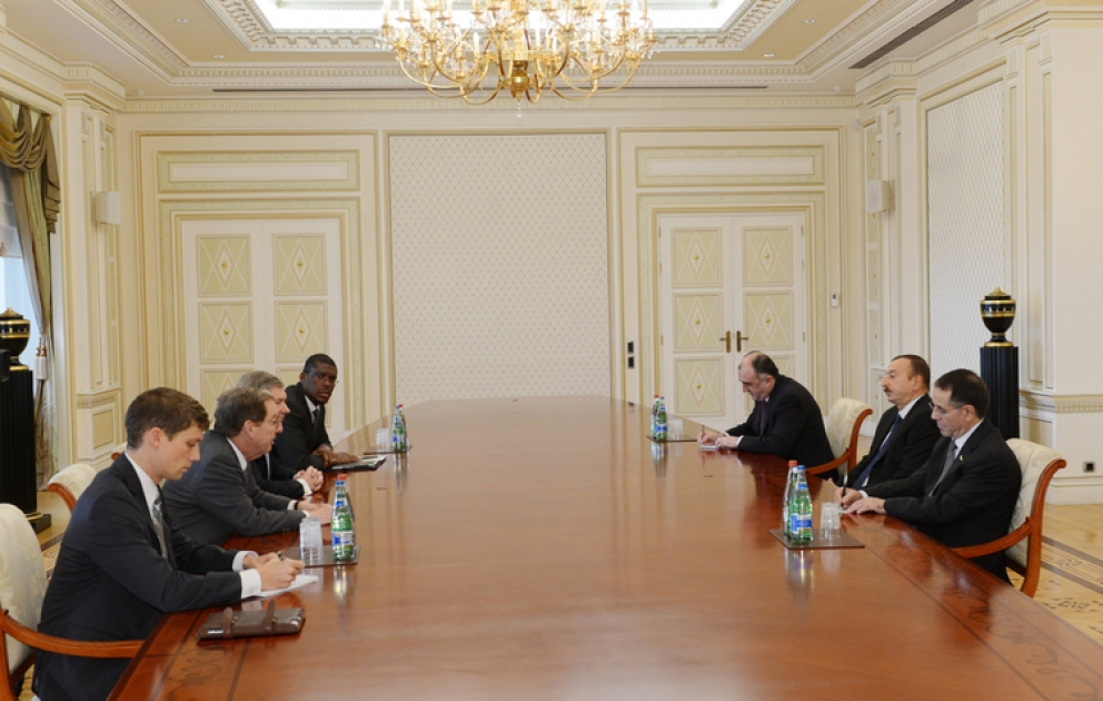 Le président azerbaïdjanais Ilham Aliyev a reçu le coprésident américain du Groupe de Minsk de l’OSCE