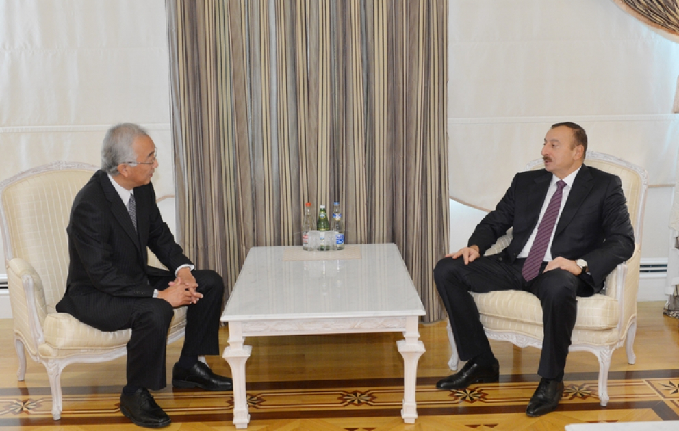 Le président Ilham Aliyev a reçu l’ambassadeur japonais à l’occasion de l’achèvement de son mandat diplomatique dans le pays