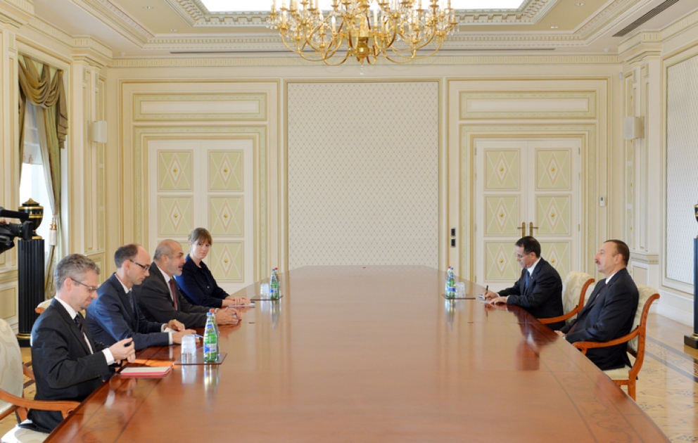 Le président azerbaïdjanais Ilham Aliyev a reçu le représentant spécial de l’Union européenne pour le Caucase du Sud